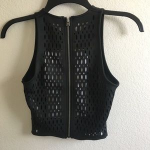 Abercrombie & Fitch Neoprene Crop Top